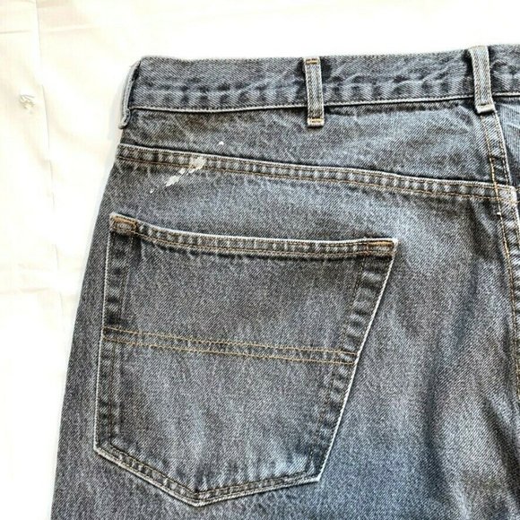Vintage Polo Ralph Lauren Jeans‎ Mens 38x30 (38x28) USA Made Loose Black Denim - Picture 9 of 12
